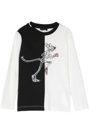 MONNALISA Graphic-print long-sleeve T-shirt