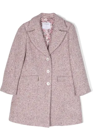 Simonetta Bouclé single-breasted coat