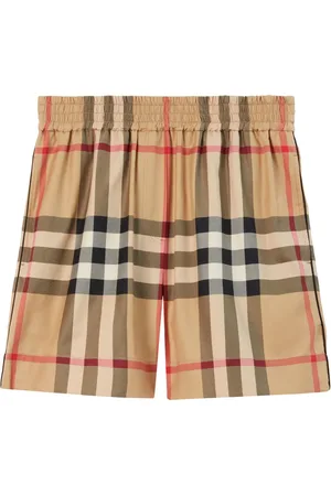 Burberry Vintage Check-pattern cotton shorts