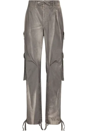 Dolce & Gabbana Faded-effect cargo trousers