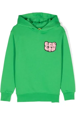 BARROW Logo-print cotton hoodie