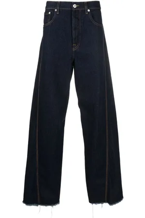 Lanvin Twisted wide-leg jeans