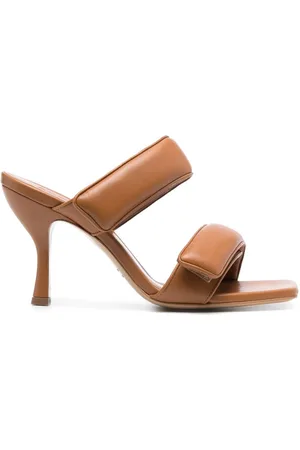 Gia Borghini Perni 100mm touch-strap mules