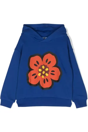 Kenzo Boke Flower patch cotton hoodie