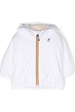 K-Way Logo-patch hooded jacket