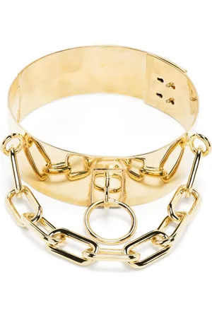 Natasha Zinko Chain-detail silver choker necklace
