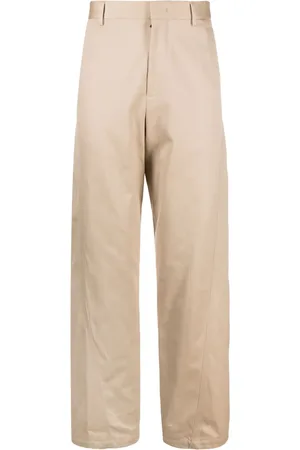 Lanvin Twisted cotton chino trousers