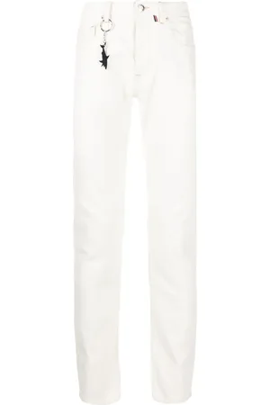 Paul & Shark Logo-charm slim-cut jeans
