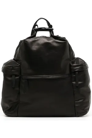 YOHJI YAMAMOTO Multiple-pocket leather backpack