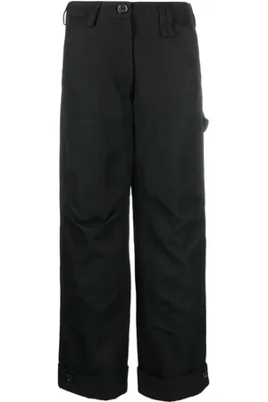 Simone Rocha Virgin wool-blend wide-leg trousers