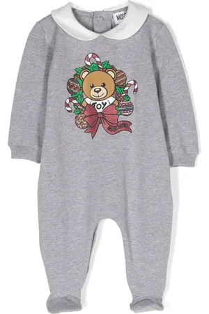Moschino Teddy bear-print cotton pajamas