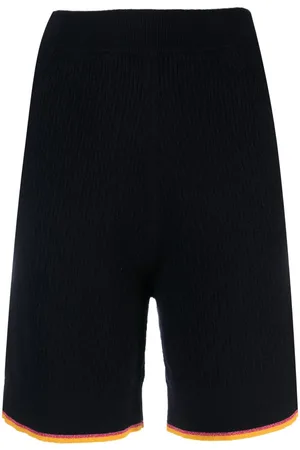 Barrie Elasticated-waist cashmere shorts