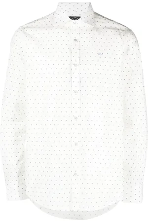 Paul & Shark Polka-dot print cotton shirt