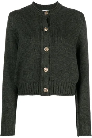 Barrie Button-up cashmere cardigan