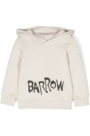 BARROW Logo-print cotton hoodie