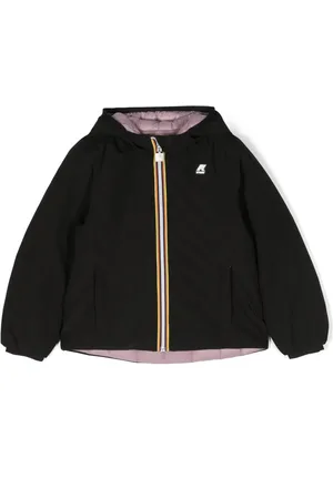 K-Way Logo-patch reversible jacket