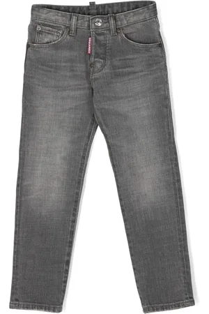 Dsquared2 Logo-patch slim-cut jeans