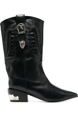 TOGA PULLA Western 50mm leather boots