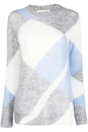 P.A.R.O.S.H. Geometric-pattern crew-neck jumper