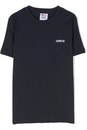 Autry Logo-patch cotton T-shirt