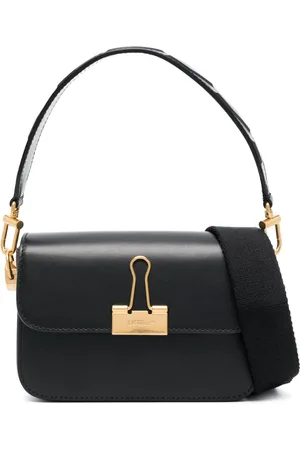 OFF-WHITE Binder leather shoulder bag