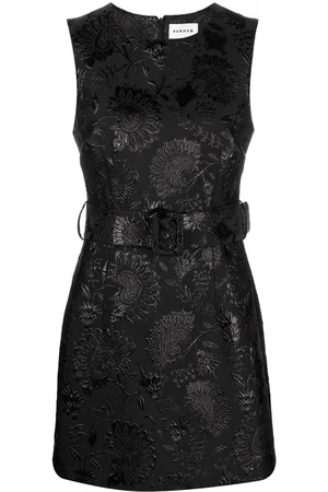 P.A.R.O.S.H. Pattern-jacquard sleeveless minidress