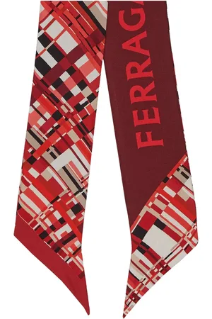 Salvatore Ferragamo Check-pattern silk scarf