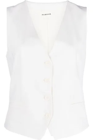 P.A.R.O.S.H. V-neck wool-blend waistcoat