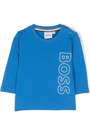 HUGO BOSS Logo-print long-sleeve top