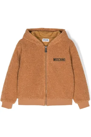 Moschino Teddy Bear-motif faux-fur jacket