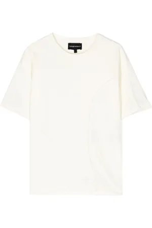 Emporio Armani Seam-detail cotton T-shirt