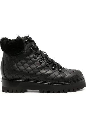 LE SILLA St. Moritz quilted leather boots