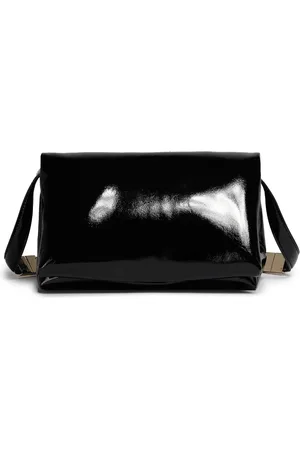 Marni Small Prisma patent-leather shoulder bag