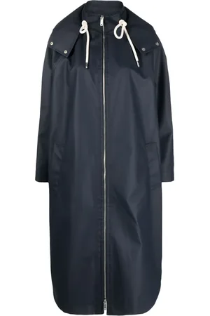Emporio Armani Coordinates logo-print hooded rain coat