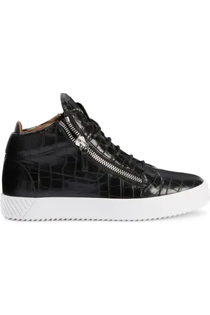 Giuseppe Zanotti Kriss crocodile-effect leather sneakers