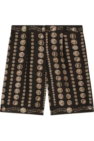 Dolce & Gabbana Coin-print Bermuda shorts