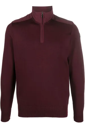 Paul & Shark Logo-patch half-zip jumper