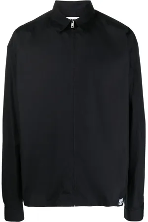 AMBUSH Zip-up striped shirt