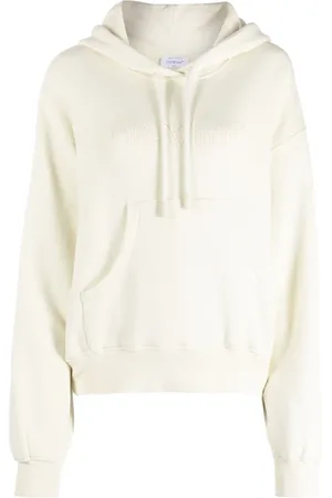 OFF-WHITE Logo-print cotton hoodie