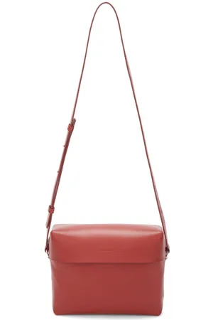 Jil Sander Square leather shoulder bag