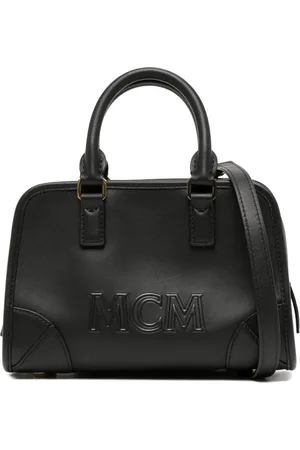 MCM Mini Aren logo-embossed bag