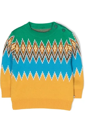 Stella McCartney Fair isle intarsia-knit jumper