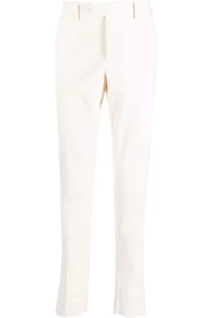 LUIGI BIANCHI MANTOVA Slim-cut cotton trousers