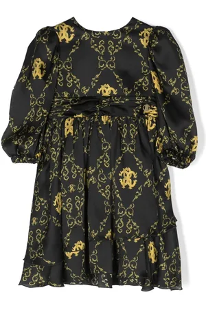Roberto Cavalli Art deco-printed dress