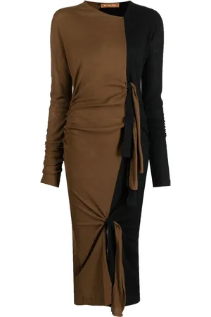 REJINA PYO Two-tone wool dress