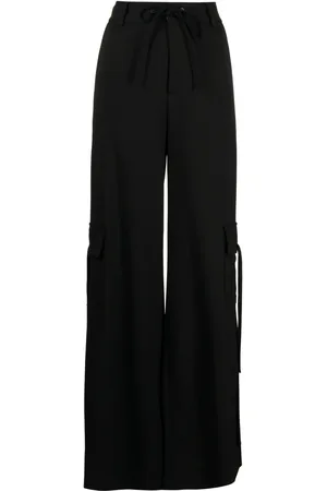 MONSE High-waist side-slit cargo trousers