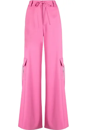 MONSE High-waisted side-slit cargo trousers