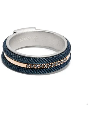 BARAKA 18kt rose gold and sterling silver diamond ring