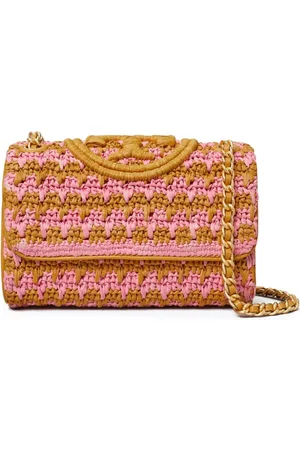 Tory Burch Small Fleming Soft crochet convertible shoulder bag