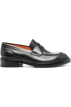 santoni Alfie round-toe loafers